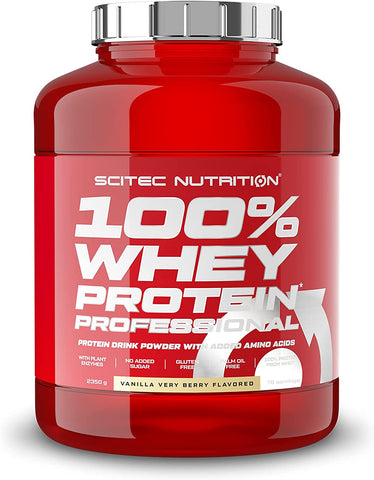 SciTec 100% Whey Protein Professional, Vanilla Very Berry - 2350g