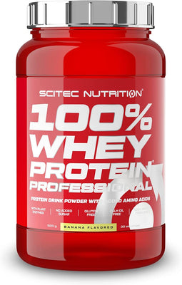SciTec 100% Whey Protein Professional, Banana - 920g