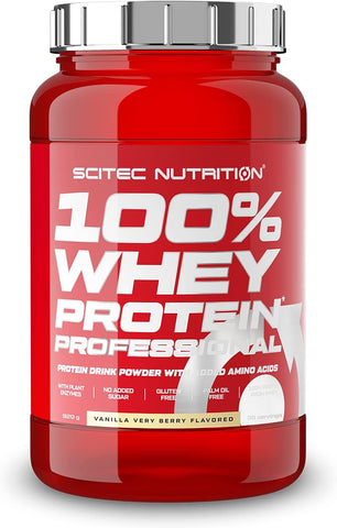 SciTec 100% Whey Protein Professional, Vanilla Very Berry - 920g