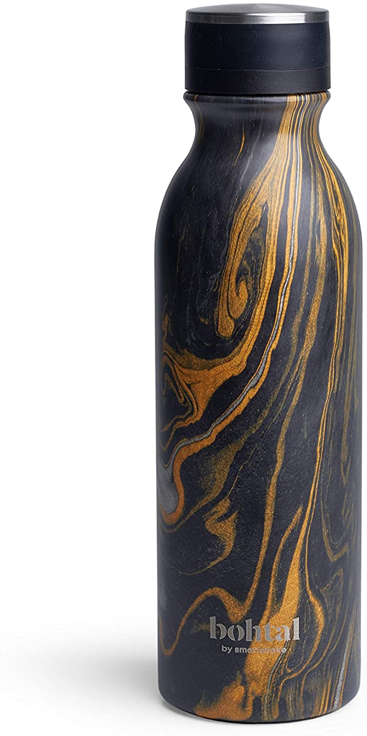 SmartShake Bohtal Insulated Flask, Black - 600 ml.