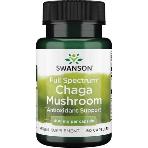 Swanson Full Spectrum Chaga Mushroom, 400mg - 60 caps