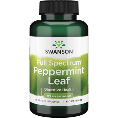 Swanson Full Spectrum Peppermint Leaf, 400mg - 120 caps