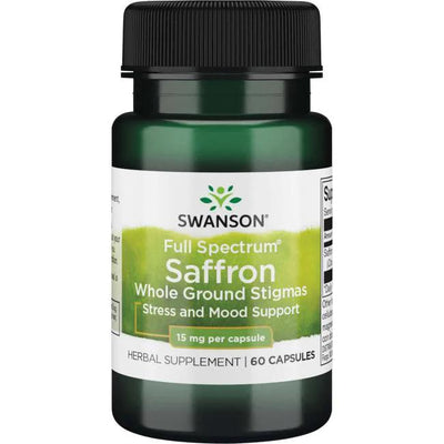 Swanson Full Spectrum Saffron, 15mg - 60 caps