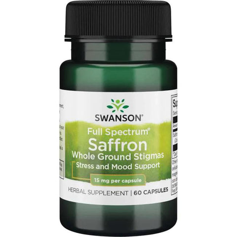 Swanson Full Spectrum Saffron, 15mg - 60 caps