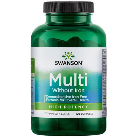 Swanson Multi Without Iron - 120 softgels