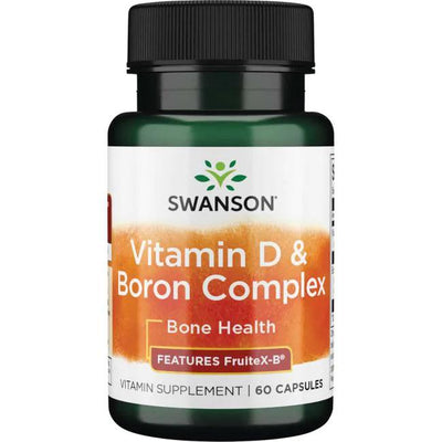 Swanson Vitamin D & Boron Complex - 60 caps