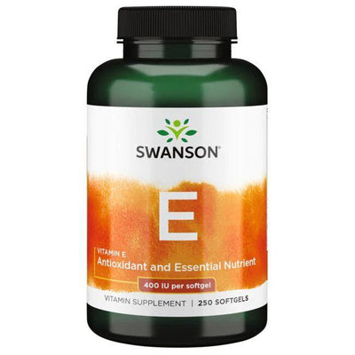 Swanson Vitamin E, 400 IU - 250 softgels