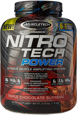 MuscleTech Nitro-Tech Power, Triple Chocolate Supreme - 1810g