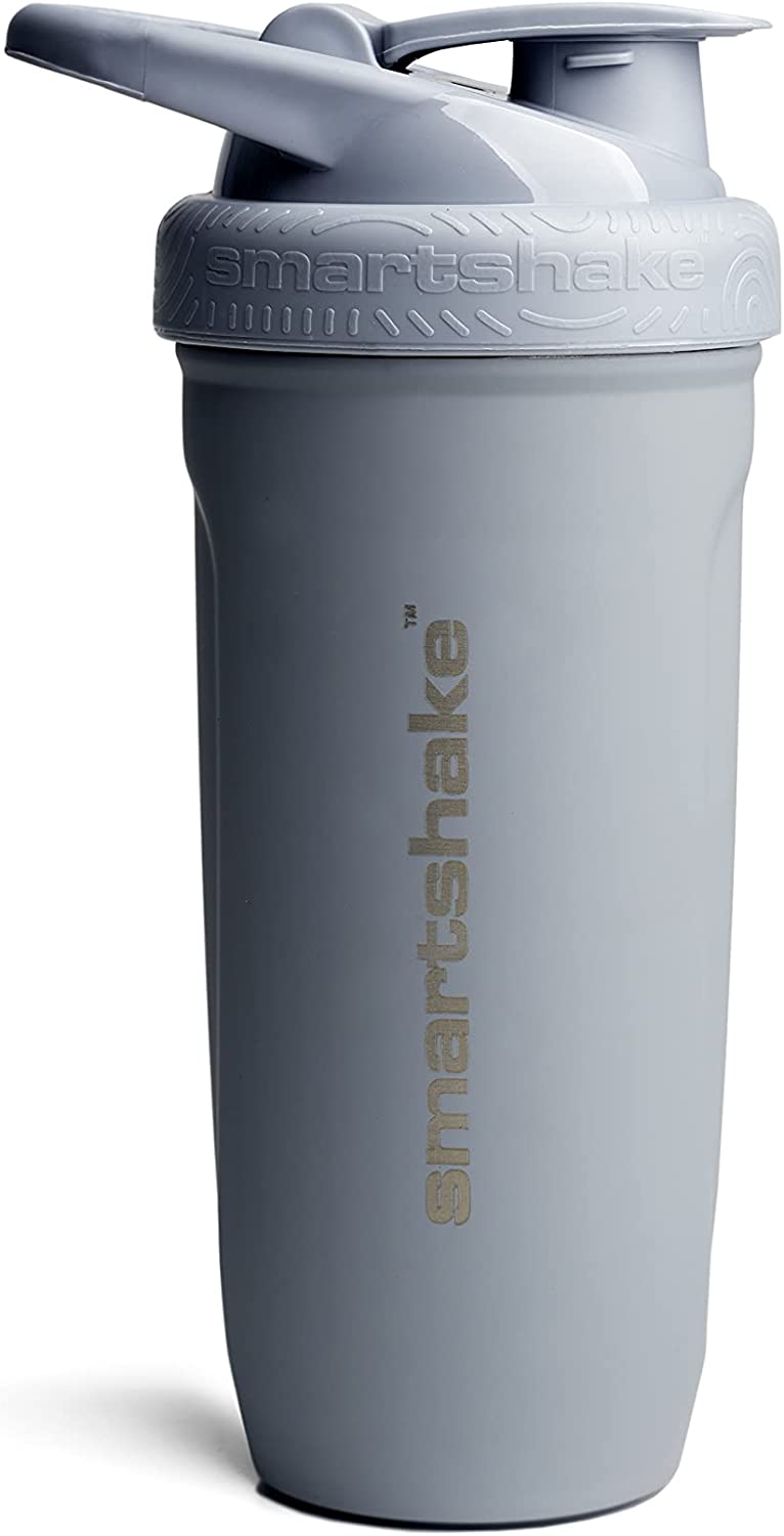 SmartShake Reforce Stainless Steel, Black - 900 ml.