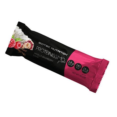 SciTec Proteinissimo Prime Bar, Vanilla-Raspberry - 24 x 50g