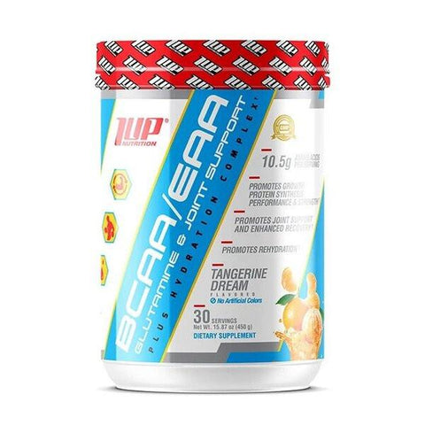 1Up Nutrition His BCAA/EAA Glutamine & Joint Support Plus Hydration Complex, Tangerine Dream - 450g