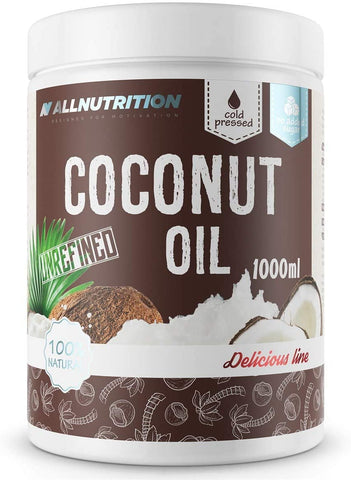 Allnutrition 100% Natural Coconut Oil - 1000 ml.