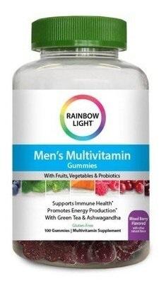 Rainbow Light Men's Multivitamin Gummies, Mixed Berry - 100 gummies