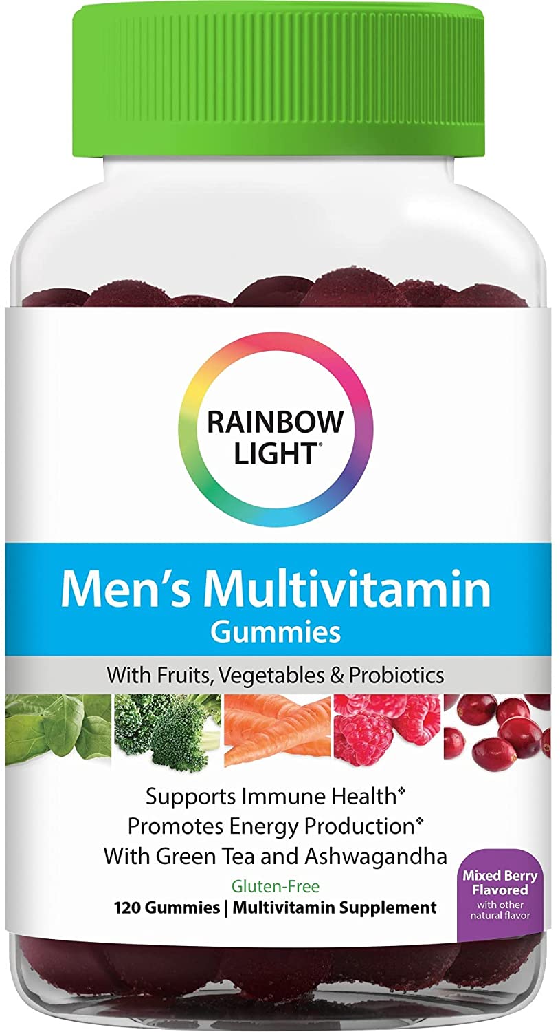 Rainbow Light Men's Multivitamin Gummies, Mixed Berry - 120 gummies