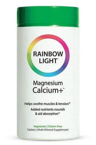 Rainbow Light Magnesium Calcium+ - 180 tablets