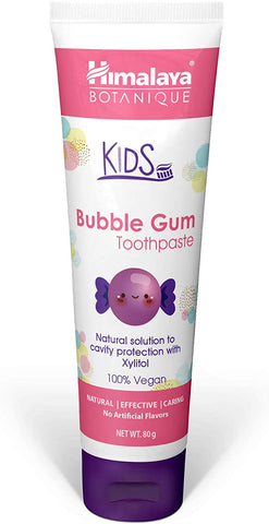 Himalaya Kids Toothpaste, Bubble Gum - 80g