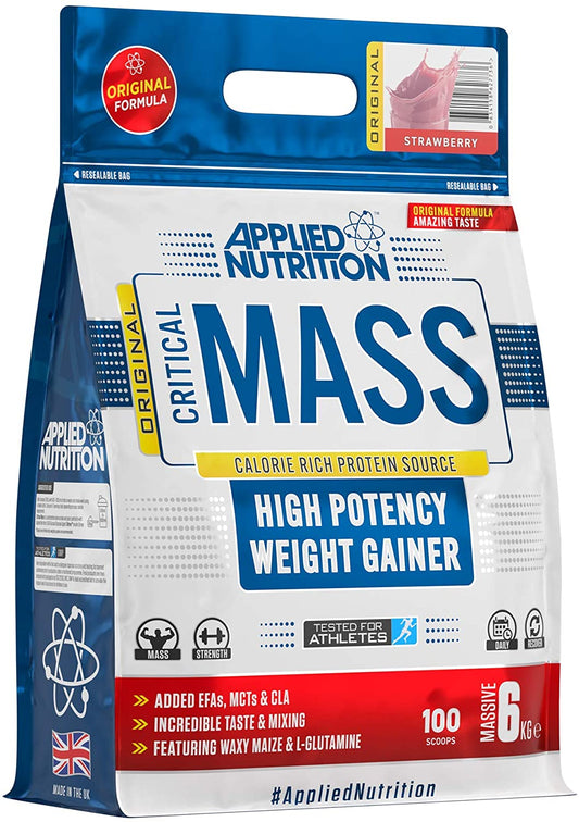 Applied Nutrition Critical Mass - Original, Strawberry - 6000g