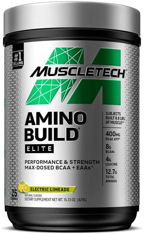 MuscleTech Amino Build Elite, Electric Limeade - 429g
