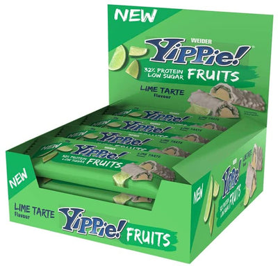 Weider Yippie! Fruits, Lime Tarte - 12 bars (45 grams)