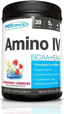 PEScience Amino IV, Strawberry Lemonade - 405g