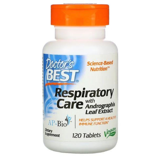 Doctor's Best Respiratory Care With Andrographis Leaf Extract - 120 tabs