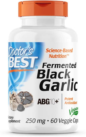 Doctor's Best Fermented Black Garlic - 60 vcaps