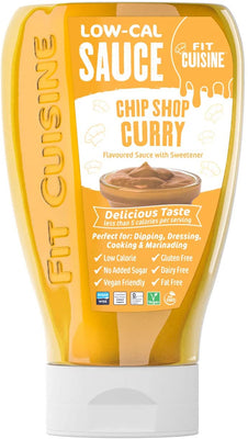 Fit Cuisine Low-Cal Sauce, Chip Shop Curry - 425 ml.