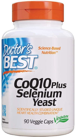 Doctor's Best CoQ10 plus Selenium Yeast - 45 vcaps