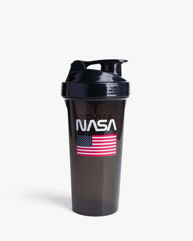 SmartShake Lite NASA, Insignia Worm Logo Black - 800 ml.