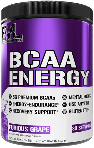EVLution Nutrition BCAA Energy, Furious Grape - 303g