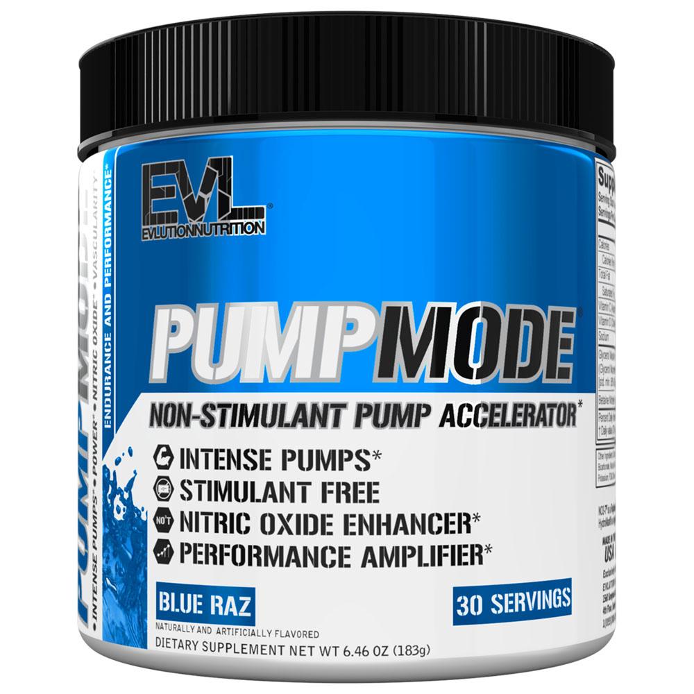 EVLution Nutrition PumpMode Powder, Blue Raz - 183g