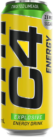 Cellucor C4 Explosive Energy Drink, Twisted Limeade - 12 x 500 ml.