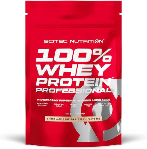 SciTec 100% Whey Protein Professional, Chocolate Cookies & Cream - 500g