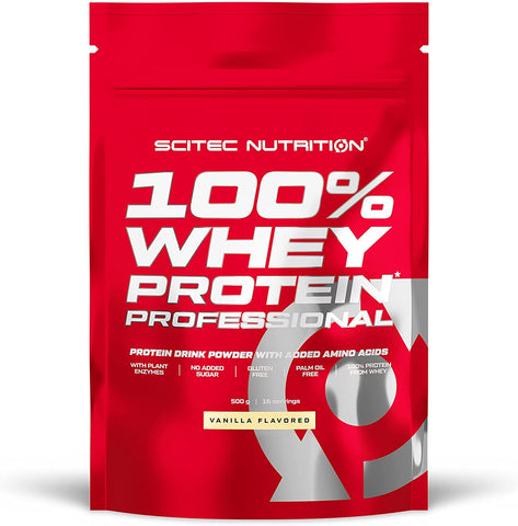SciTec 100% Whey Protein Professional, Vanilla - 500g