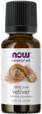 NOW Foods Essential Oil, Vetiver Oil - 10 ml.