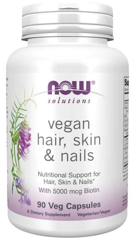 NOW Foods Vegan Hair, Skin & Nails - 90 vcaps