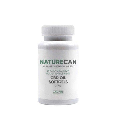 Naturecan CBD Oil Softgels, 25mg - 30 softgels