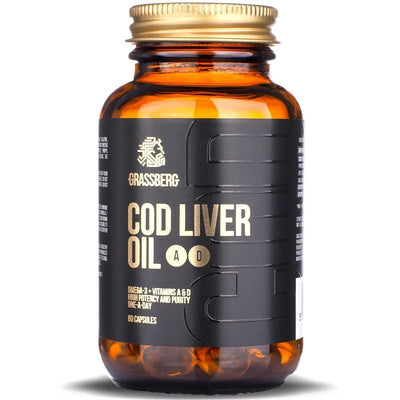 Grassberg Cod Liver Oil - 60 caps