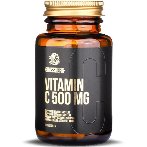 Grassberg Vitamin C, 500mg - 60 caps