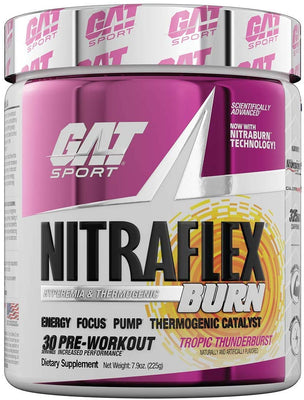 GAT Nitraflex Burn, Tropic Thunderburst - 225g