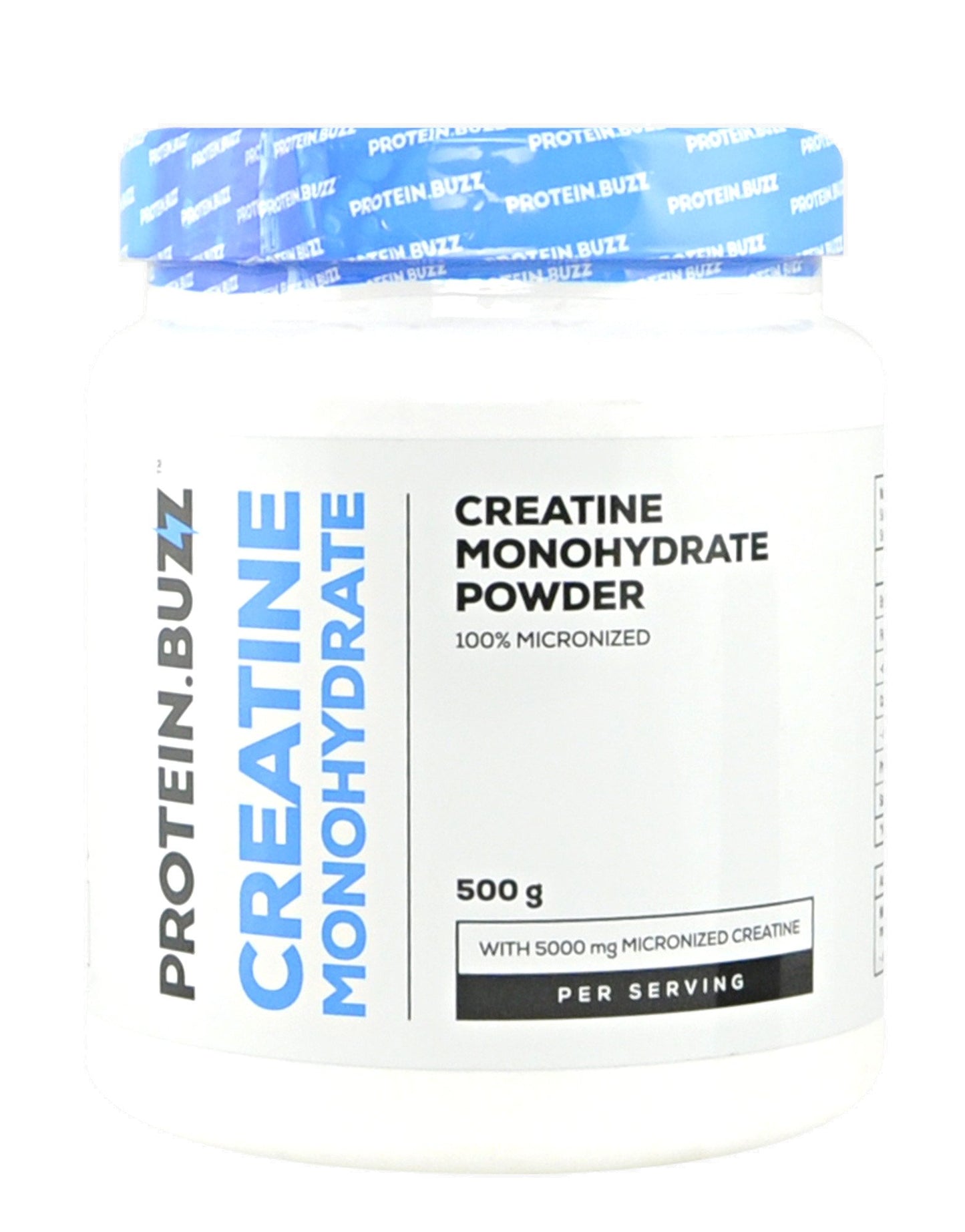 Protein Buzz Creatine Monohydrate, Unflavoured - 500g