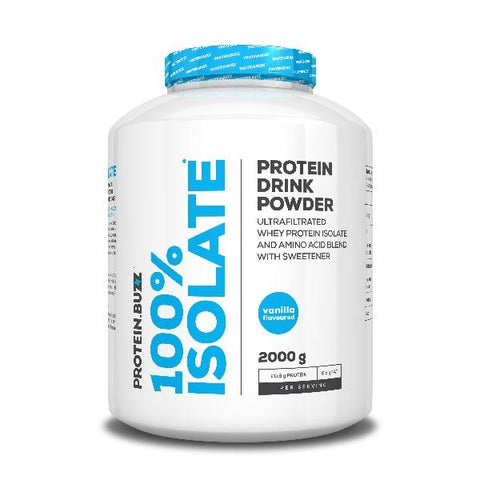 Protein Buzz 100% Isolate, Vanilla - 2000g