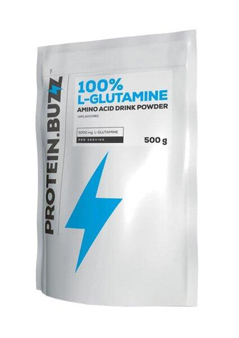 Protein Buzz 100% L-Glutamine, Unflavoured - 500g