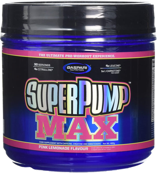 Gaspari Nutrition SuperPump MAX, Pink Lemonade (EAN 646511024274) - 480g