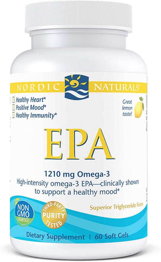Nordic Naturals EPA, 1210mg Lemon - 60 softgels