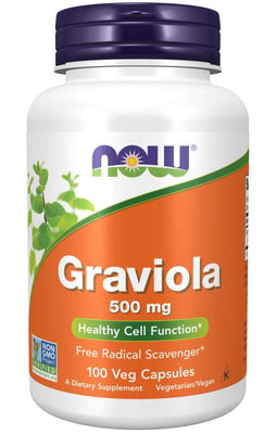 NOW Foods Graviola, 500mg - 100 vcaps