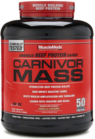 MuscleMeds Carnivor Mass, Vanilla Caramel - 2688g