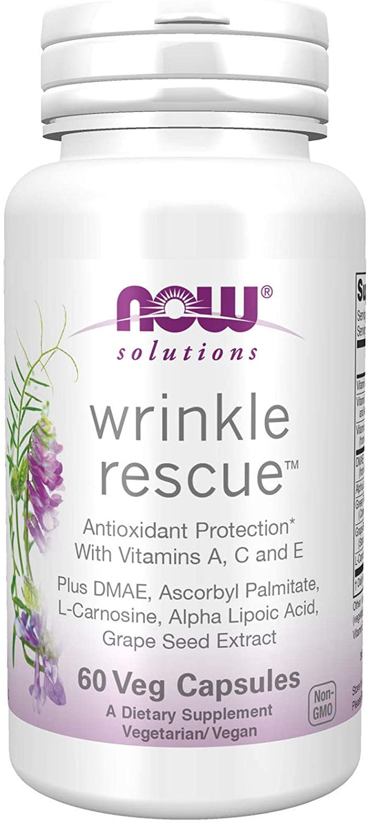 NOW Foods Wrinkle Rescue - 60 vcaps