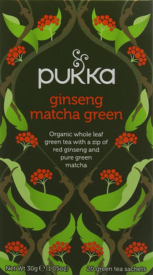Pukka Organic Ginseng Matcha Green Tea 20 Satchets