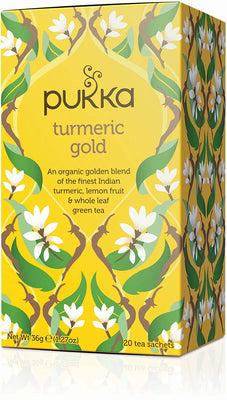 Pukka Organic Turmeric Gold Tea 20 Satchets